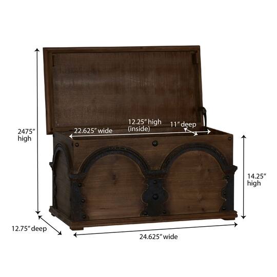 Household Essentials Arch Decorative Trunk (Large)